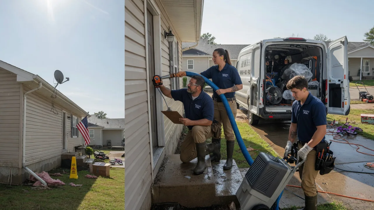 Ceiling Water Damage Restoration in Sherrill, IA near me